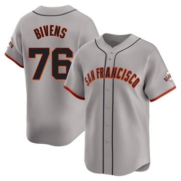 Gray Limited Spencer Bivens Men's San Francisco Giants Away Jersey