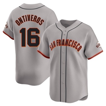Gray Limited Steve Ontiveros Men's San Francisco Giants Away Jersey