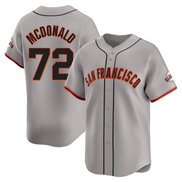 Gray Limited Trevor McDonald Youth San Francisco Giants Away Jersey