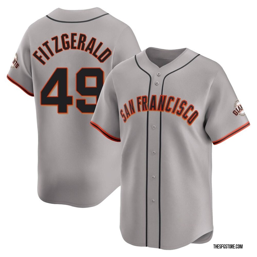 Gray Limited Tyler Fitzgerald Youth San Francisco Giants Away Jersey