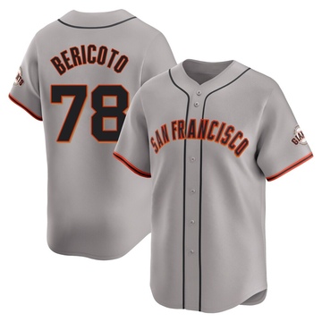 Gray Limited Victor Bericoto Men's San Francisco Giants Away Jersey