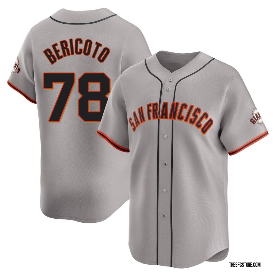 Gray Limited Victor Bericoto Youth San Francisco Giants Away Jersey