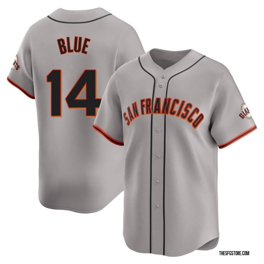 Gray Limited Vida Blue Men's San Francisco Giants Away Jersey