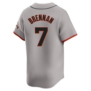 Gray Limited Will Brennan Men's San Francisco Giants Away Jersey