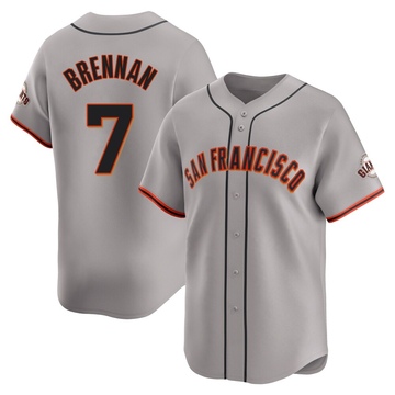 Gray Limited Will Brennan Youth San Francisco Giants Away Jersey
