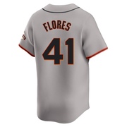 Gray Limited Wilmer Flores Youth San Francisco Giants Away Jersey