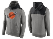 Gray Men's San Francisco Giants Cooperstown Collection Hybrid Pullover Hoodie