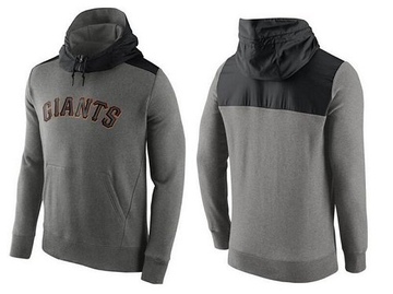 Gray Men's San Francisco Giants Hybrid Hoodie