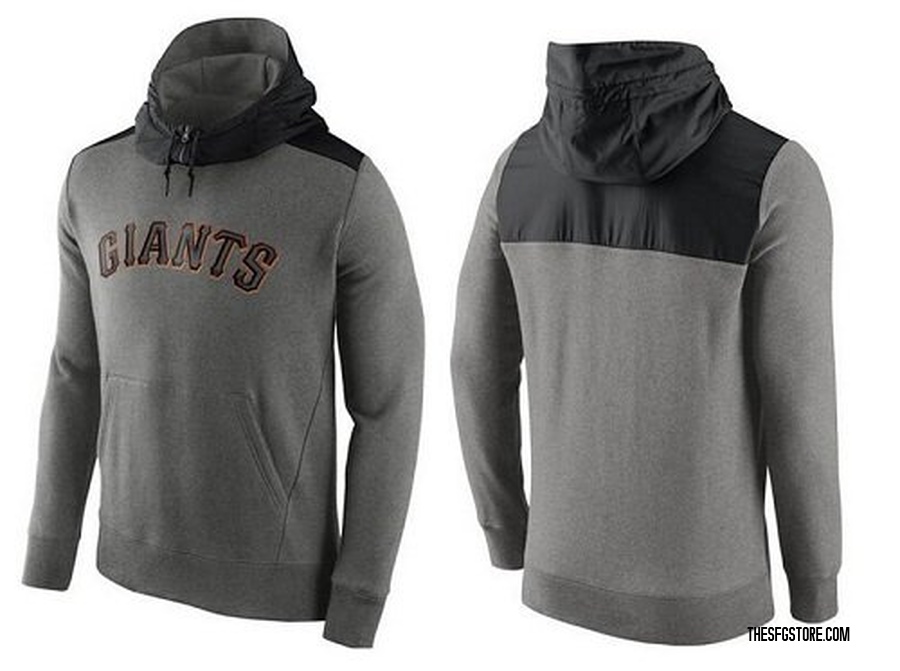 Gray Men's San Francisco Giants Hybrid Hoodie
