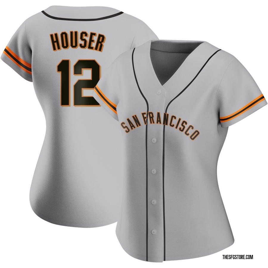 Gray Replica Adrian Houser Women's San Francisco Giants Road Jersey