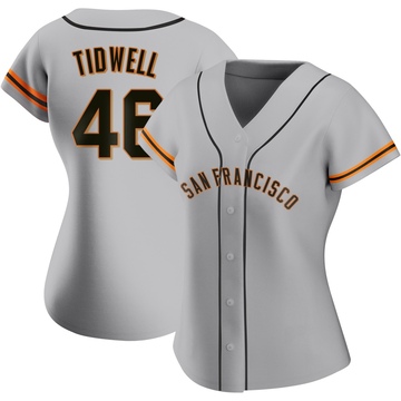 Gray Replica Blade Tidwell Women's San Francisco Giants Road Jersey