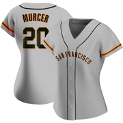 Gray Replica Bobby Murcer Women's San Francisco Giants Road Jersey