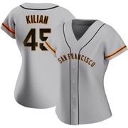 Gray Replica Caleb Kilian Women's San Francisco Giants Road Jersey