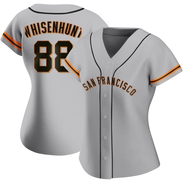 Gray Replica Carson Whisenhunt Women's San Francisco Giants Road Jersey