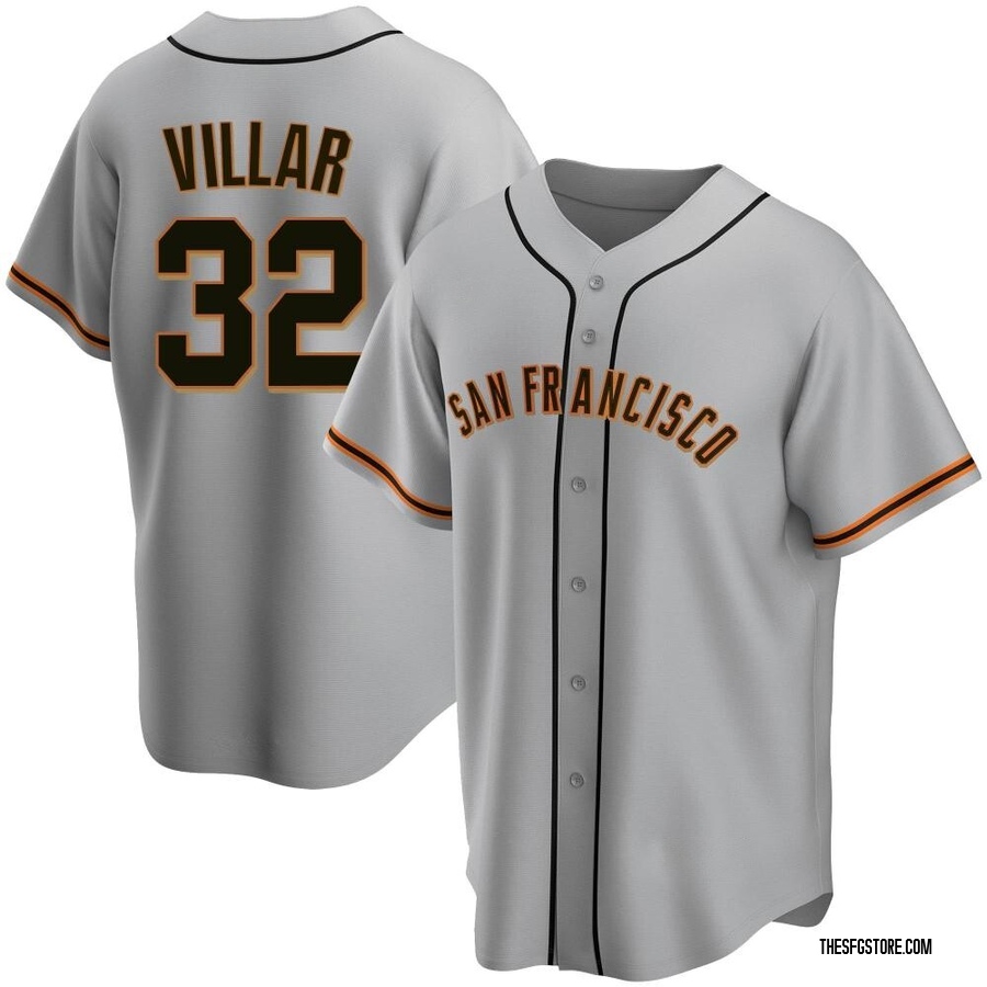 Gray Replica David Villar Youth San Francisco Giants Road Jersey