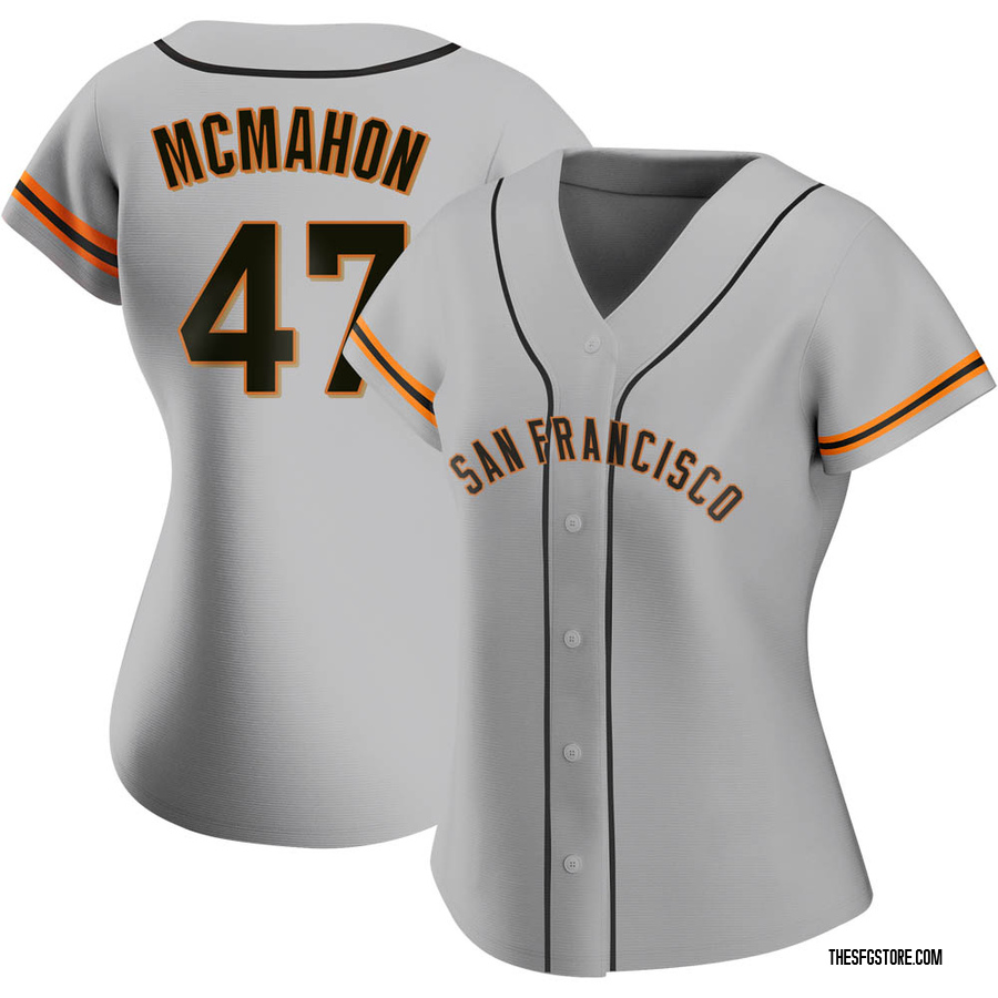 Gray Replica Don Mcmahon Women's San Francisco Giants Road Jersey
