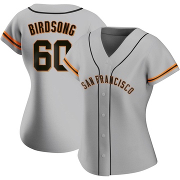 Gray Replica Hayden Birdsong Women's San Francisco Giants Road Jersey