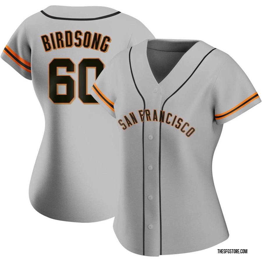 Gray Replica Hayden Birdsong Women's San Francisco Giants Road Jersey