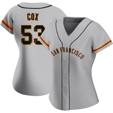 Gray Replica Jonah Cox Women's San Francisco Giants Road Jersey