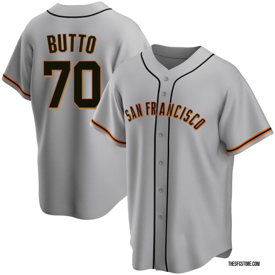 Gray Replica Jose Butto Men's San Francisco Giants Road Jersey