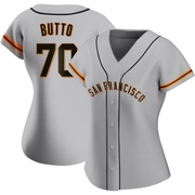 Gray Replica Jose Butto Women's San Francisco Giants Road Jersey