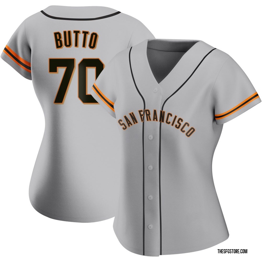 Gray Replica Jose Butto Women's San Francisco Giants Road Jersey
