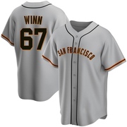 Gray Replica Keaton Winn Youth San Francisco Giants Road Jersey