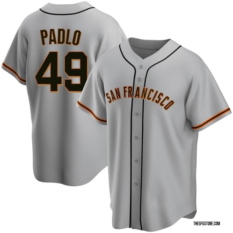 Gray Replica Kevin Padlo Men's San Francisco Giants Road Jersey