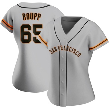Gray Replica Landen Roupp Women's San Francisco Giants Road Jersey