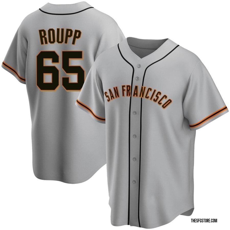 Gray Replica Landen Roupp Youth San Francisco Giants Road Jersey
