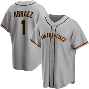 Gray Replica Luis Arraez Men's San Francisco Giants Road Jersey