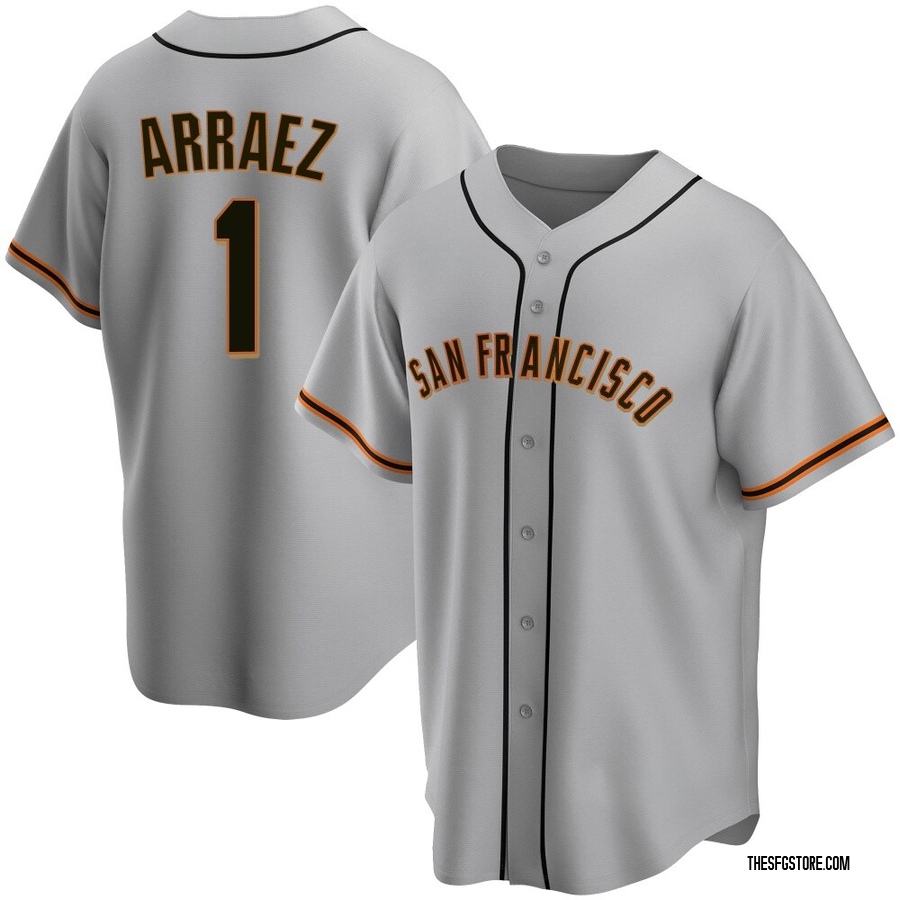 Gray Replica Luis Arraez Men's San Francisco Giants Road Jersey