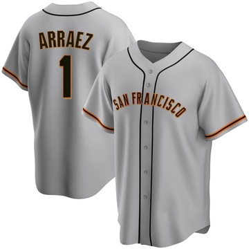 Gray Replica Luis Arraez Youth San Francisco Giants Road Jersey