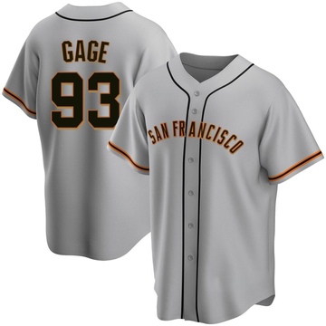 Gray Replica Matt Gage Youth San Francisco Giants Road Jersey