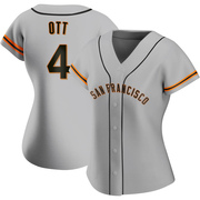 Gray Replica Mel Ott Women's San Francisco Giants Road Jersey