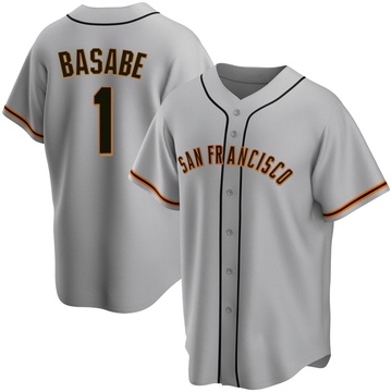 Gray Replica Osleivis Basabe Men's San Francisco Giants Road Jersey