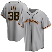 Gray Replica Robbie Ray Men's San Francisco Giants Road Jersey