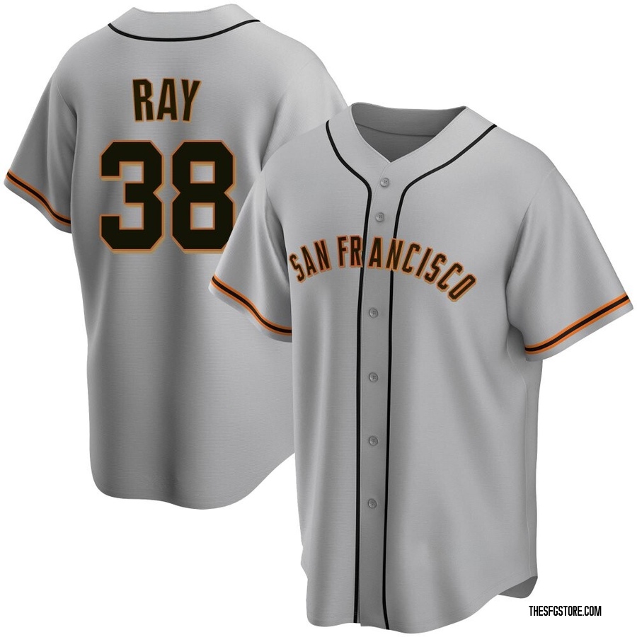 Gray Replica Robbie Ray Men's San Francisco Giants Road Jersey