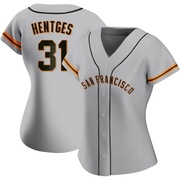 Gray Replica Sam Hentges Women's San Francisco Giants Road Jersey