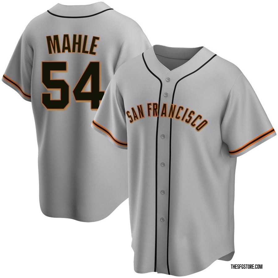 Gray Replica Tyler Mahle Men's San Francisco Giants Road Jersey