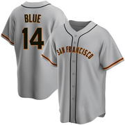 Gray Replica Vida Blue Men's San Francisco Giants Road Jersey