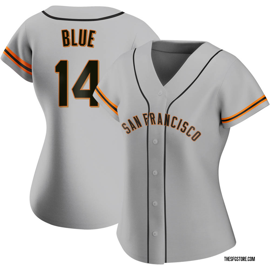 Gray Replica Vida Blue Women's San Francisco Giants Road Jersey