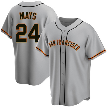 Gray Replica Willie Mays Men's San Francisco Giants Road Jersey