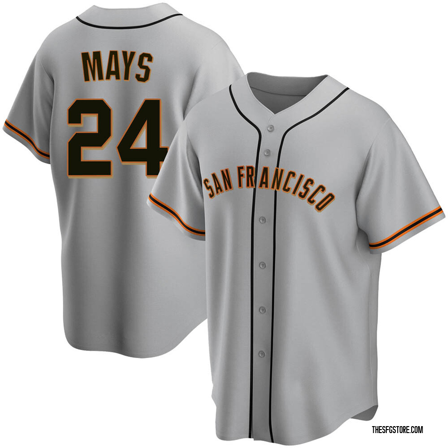 Gray Replica Willie Mays Men's San Francisco Giants Road Jersey