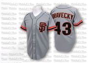 Grey Authentic Dave Dravecky Men's San Francisco Giants Throwback Jersey