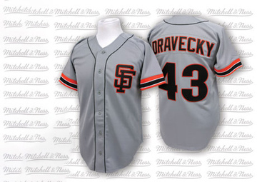 Grey Authentic Dave Dravecky Men's San Francisco Giants Throwback Jersey