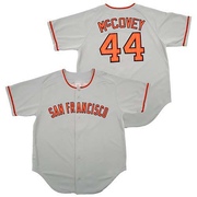 Grey Authentic Willie McCovey Men's San Francisco Giants Throwback Jersey
