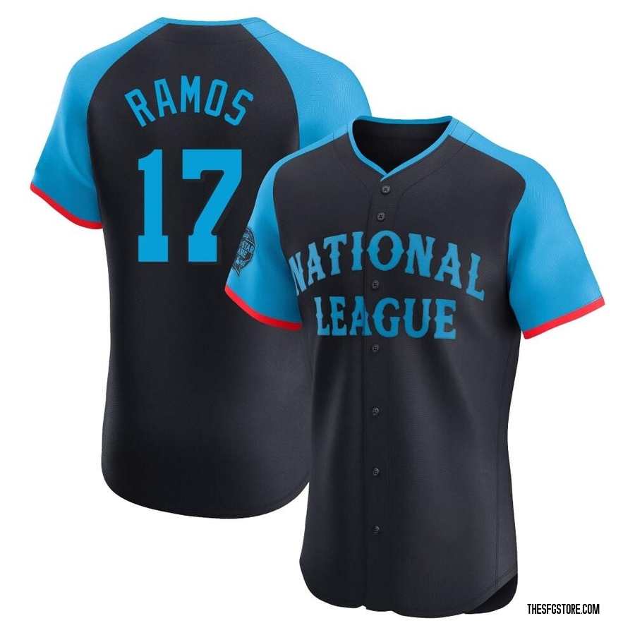 Navy Elite Heliot Ramos Men's San Francisco Giants National League 2024 All-Star Game Jersey