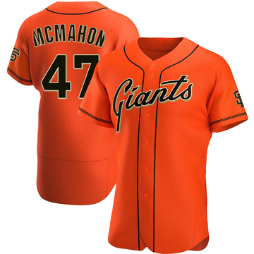 Orange Authentic Don Mcmahon Men's San Francisco Giants Alternate Jersey