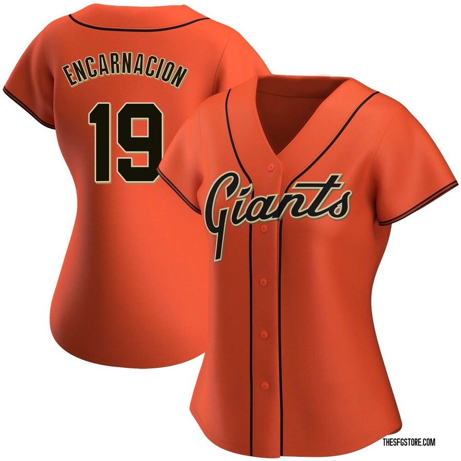 Orange Authentic Jerar Encarnacion Women's San Francisco Giants Alternate Jersey